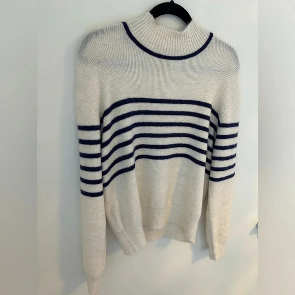 Mango Wool Blend  Striped Sweater NWT - Picture 12 of 12